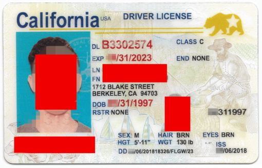 California Fake ID