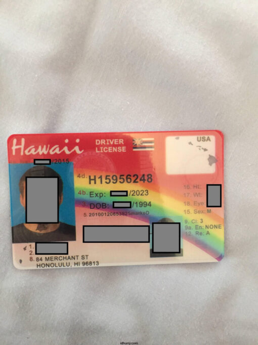 Hawaii Fake ID